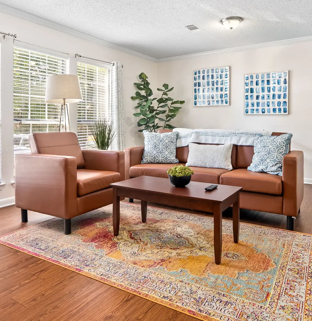 furnished living space